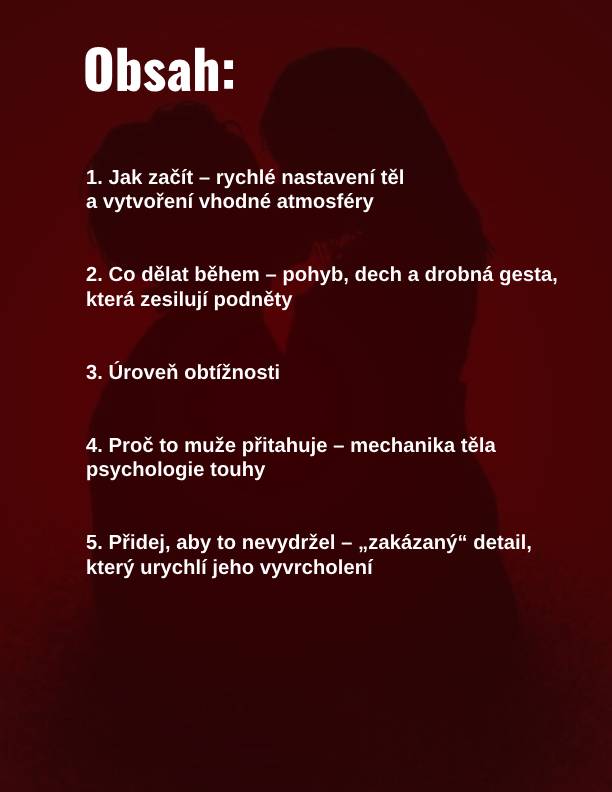 Tajné sexuální polohy, od kterých bude chtít vždy víc